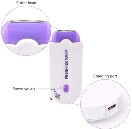 Finishing Touch Yes Hair Remover – Rechargeable Women's Facial & Body Hair Trimmer