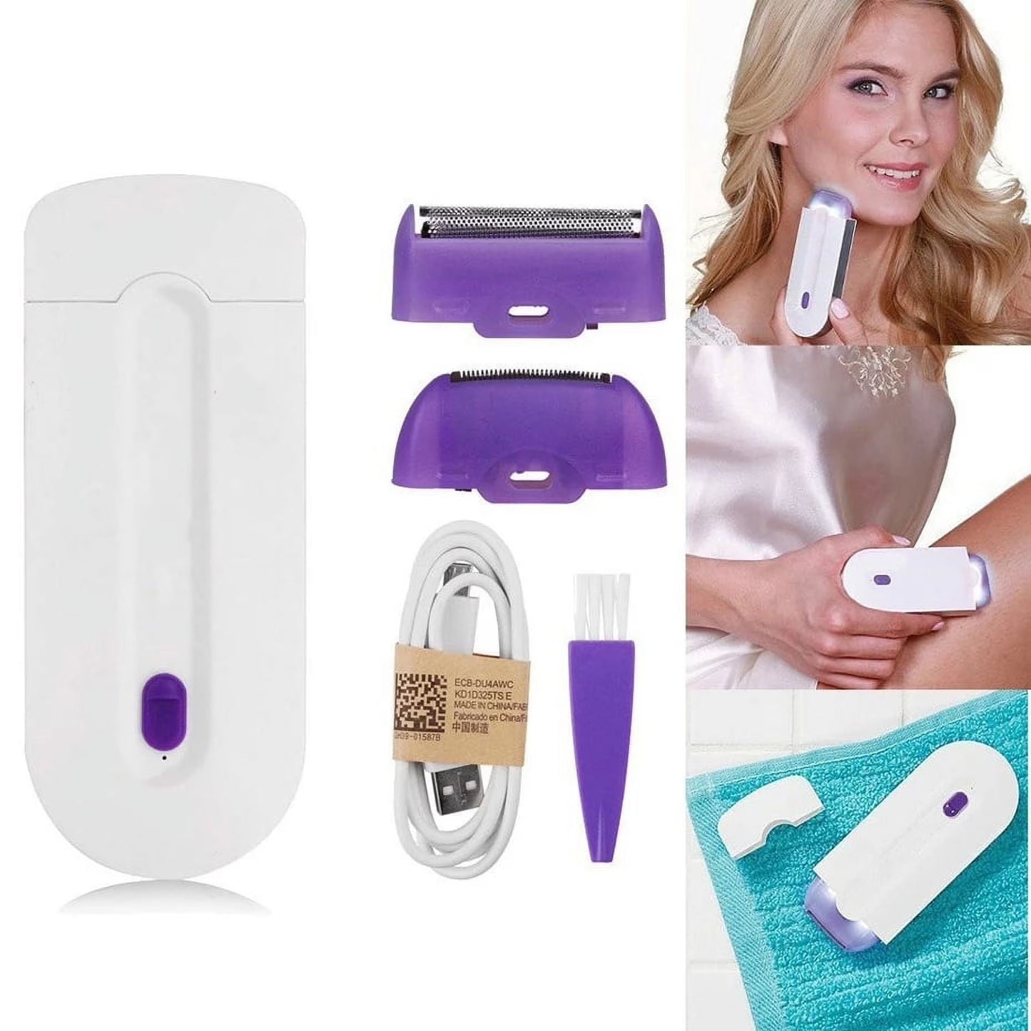 Finishing Touch Yes Hair Remover – Rechargeable Women's Facial & Body Hair Trimmer